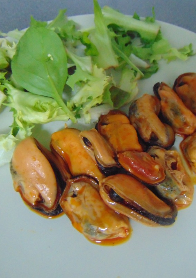 Una foto de 🐚Mejillones en escabeche