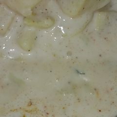A picture of Potato Raita.