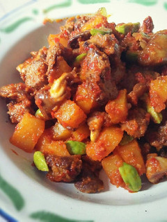 Foto resep Sambel goreng kentang ati ampela + petai