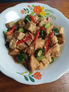 Foto resep Oseng Tahu Tempe dengan Pete & cabe Hijau