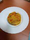 Zócalo de arroz con cochino y verduras