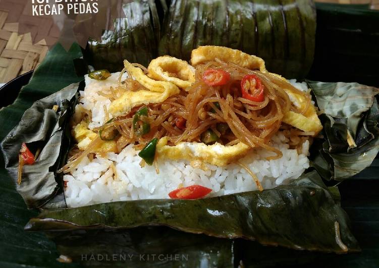 Resep Nasi Bakar Isi Bihun Kecap Pedas yang Bisa Manjain Lidah