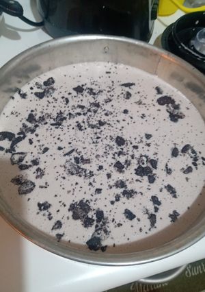 Una foto de 🍪🎂Cheesecake de Oreo🎂🍪