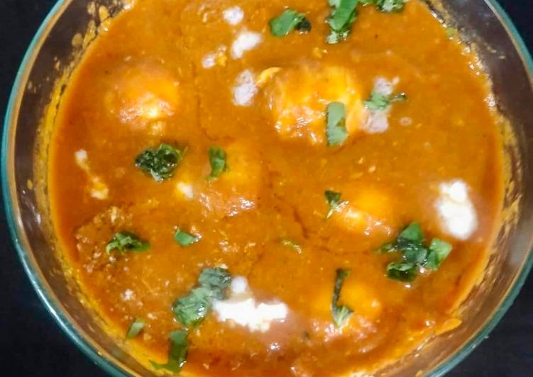 Simple Way to Prepare Ultimate Egg butter masala gravy