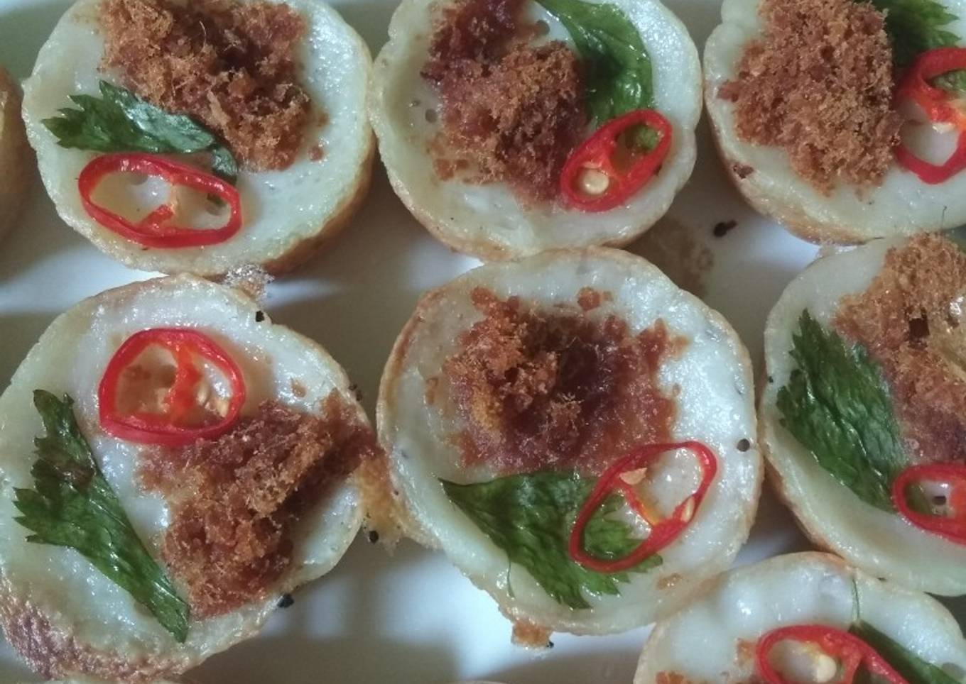 Kue bawang basah mini
