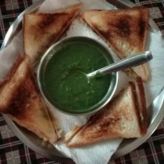 A picture of Veg sandwich.