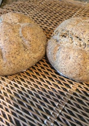 Una foto de Pan de lino reducido en gluten