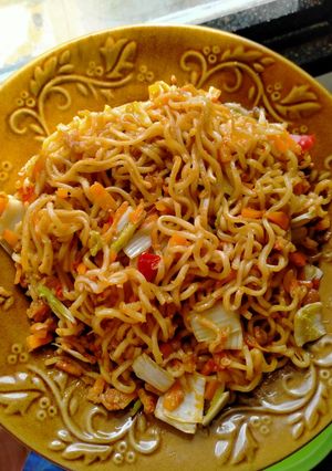 Foto resep Mie goreng jawa pedas
