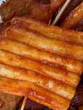 떡꼬치 bánh gạo xiên