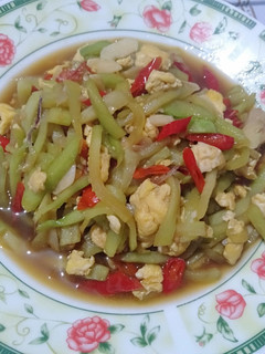 Foto resep Tumis Labu Siam Orak Arik Telor
