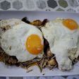 Gulas con pulpo y huevos