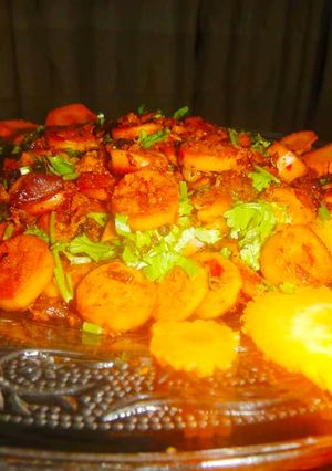 A picture of Chilli Sausage fry.