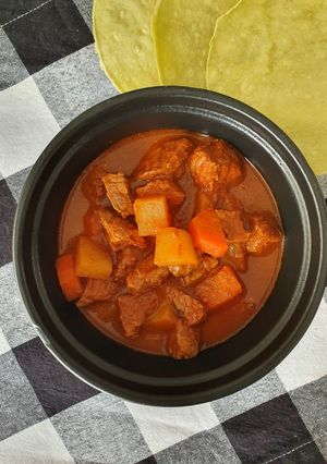 Una foto de Estofado de res !