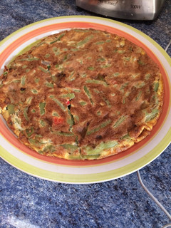 Una foto de Tortilla de porotos verdes