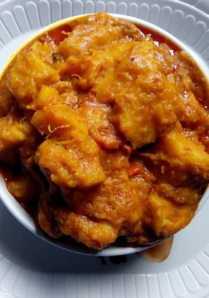 A picture of Yam porridge.