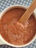 Salsa roja asada de chile de árbol