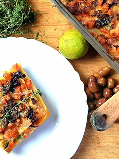 Foto di Lasagna vegetariana con dadolata di verdure