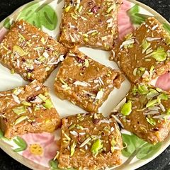 A picture of Singhare Ke Aate Ki Sukadi (Gluten-free & Falahari).