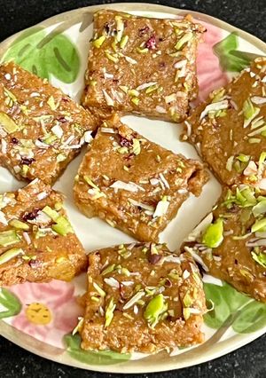 A picture of Singhare Ke Aate Ki Sukadi (Gluten-free & Falahari).