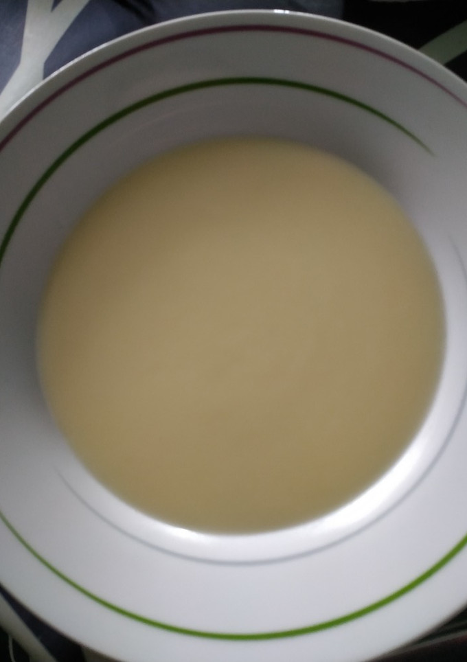 Una foto de Puré de calabacín