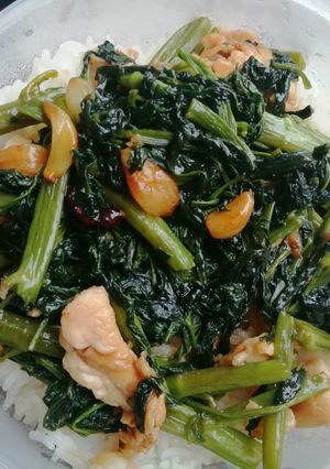 รูปของ ผัดผักบุ้งไก่