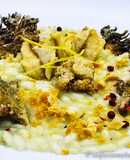 Risotto ai Carciofi con Pesce Persico e Bottarga – Gluten Free