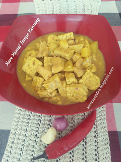 Foto resep 59. Kare Kental Tempe Kentang