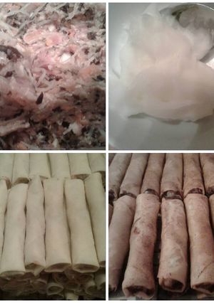 A picture of Spring rolls.