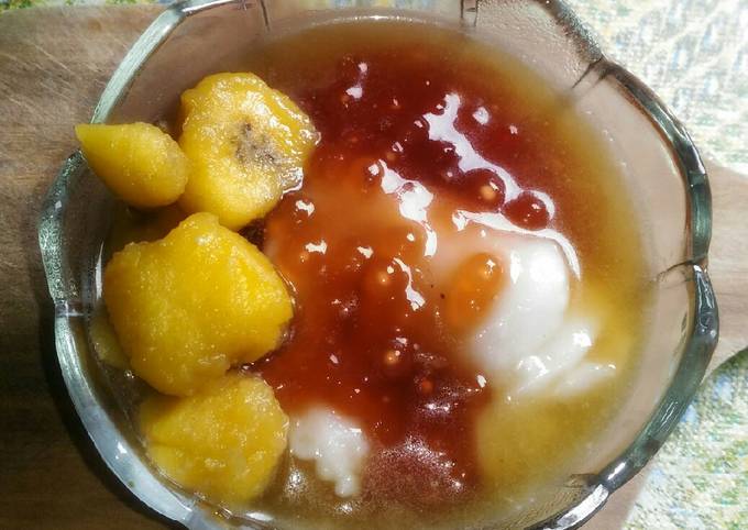 Resep Bubur Sumsum Mutiara Kuah Kolak Pisang Anti Gagal