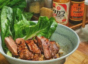 Hình của món CƠM BÒ BÍT TẾT NHẬT BẢN | SUTEKIDON - STEAK RICE BOWL.