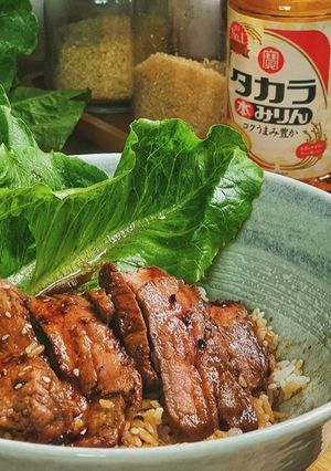 Hình của món CƠM BÒ BÍT TẾT NHẬT BẢN | SUTEKIDON - STEAK RICE BOWL.