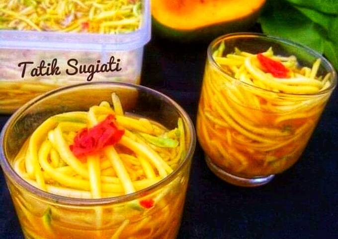 Es rujak serut mangga