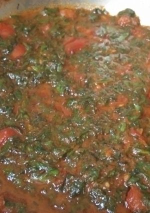 A picture of Palak ki sabji.