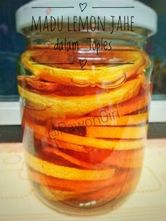 Foto resep Madu Lemon Jahe dalam Toples