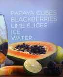 Infusión Papaya-Frambuesas-Limón