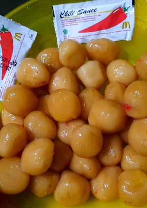 Foto resep Pentol kanji isi telur dadar🍡