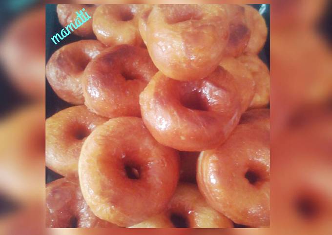 Donat santan glaze