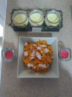 Una foto de Spaghettis con salsa de verduras