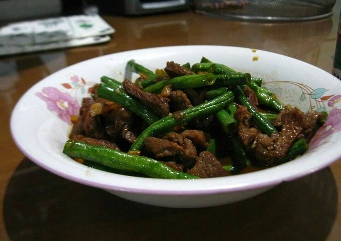 Beef Sichuan foto resep utama