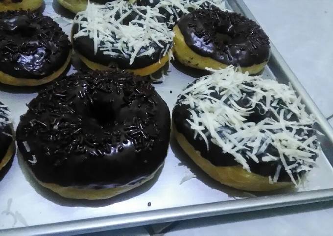 Resep: 🍩 Donat empuk, mudah &amp; irit (cm pke 1 telor)🍩 Yang Enak