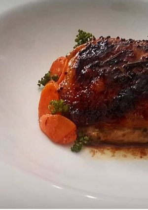 Una foto de Pollo a la Miel