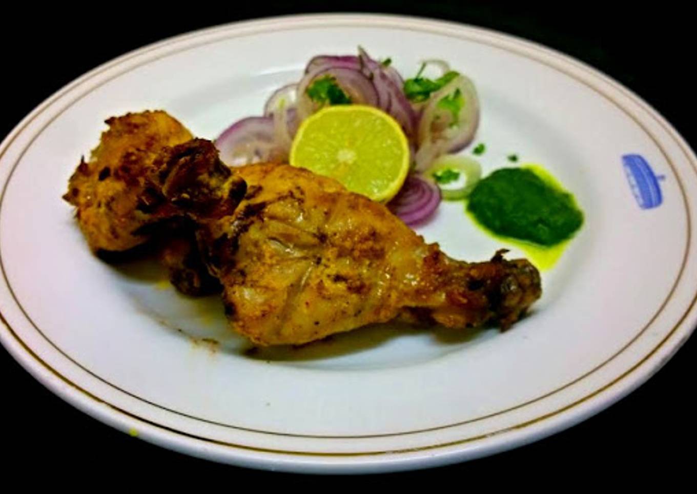 Kesari murg tangdi kabab