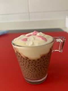 Una foto de Pudding de semillas de chía y chocolate