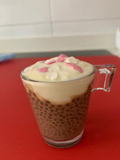 Una foto de Pudding de semillas de chía y chocolate