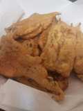 Pescado frito.. Ñam con papas cocidas