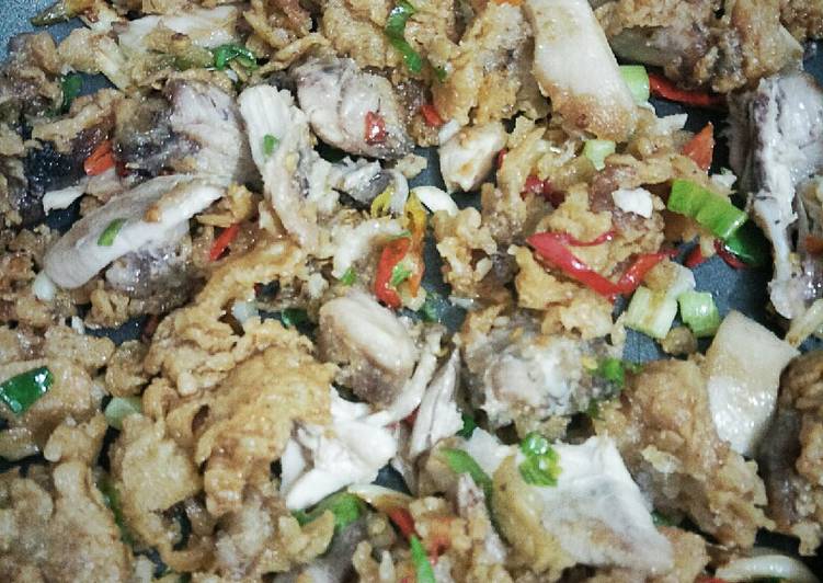 Resep Ayam cabe garam, Enak Banget