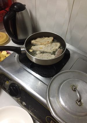 Hình của món Chả Cá Chiên.