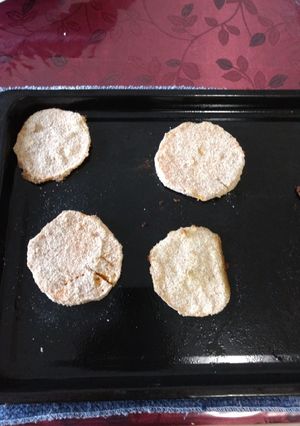Una foto de Milanesas de calabaza