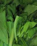 Rau cải xanh luộc