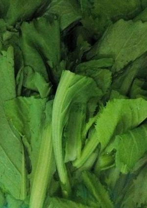 Hình của món Rau cải xanh luộc.